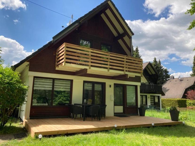 Ferienhaus Lilly Am Silbersee Frielendorf Bagian luar foto